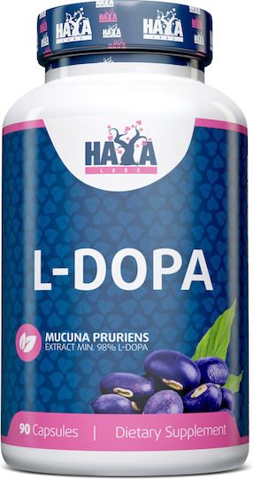 Haya Labs L-Dopa 60mg Специална Хранителна Добавка 90 Капсули