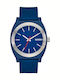 Nixon Time Teller OPP Men's Watch 39.5mm Battery with Blue Rubber Strap