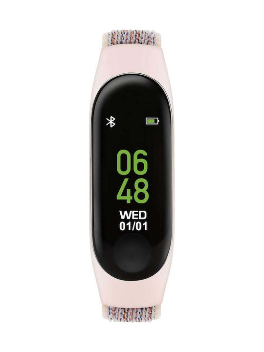 Tikkers Kids Digital Watch with Fabric Strap Pink