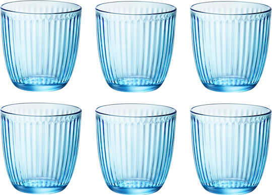 Bormioli Rocco Line Комплект Чаши за Вода Blue 290мл 00.10204 6бр Bormioli Rocco Line Комплект Чаши за Вода Blue 290мл 00.10204 6бр