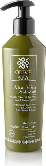 OliveSpa Aloe Vera & Olive Oil Shampoos gegen Haarausfall für Alle Haartypen 250ml