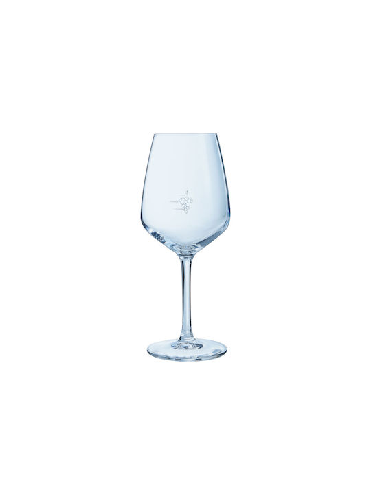 Arcoroc Juliette Σετ Ποτήρια για Λευκό Κρασί από Γυαλί Κολωνάτα 300ml 6τμχ