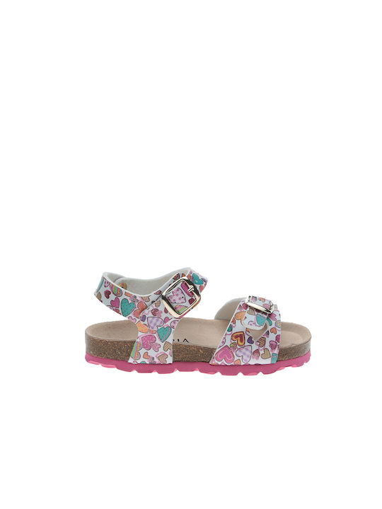 CORK SANDALS ALEGRIA GIRL - WHITE - WHITE