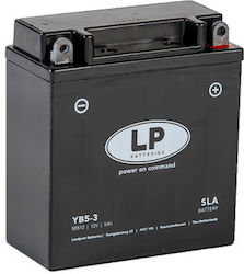 LP Batteries Μπαταρία Μοτοσυκλέτας YB5-3 με Χωρητικότητα 5Ah LP Batteries Μπαταρία Μοτοσυκλέτας YB5-3 με Χωρητικότητα 5Ah