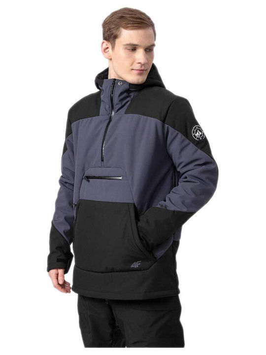 4F Softshell H4Z22-SFM002F-20S Мъжко Мека Обвивка Якето За Ски И Сноуборд Черно 4F Softshell H4Z22-SFM002F-20S Мъжко Мека Обвивка Якето За Ски И Сноуборд Черно