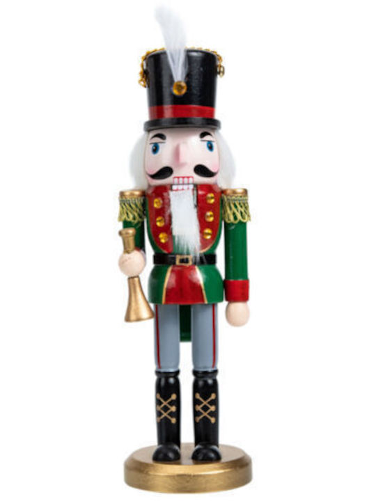Best For Life Philosophy Nutcracker de Crăciun Lemn Verde Înălțime 25cm.