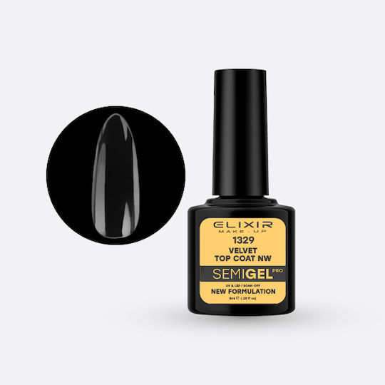 Elixir SemiGel Deckschicht für normale Nagellacke Matt 7ml