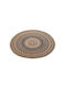 Espiel Round Wicker Placemat Brown 38cm