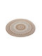 Espiel Round Wicker Placemat Brown 38cm