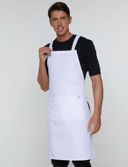 Ayo Șorț Barista / Barman Corp întreg Χ5302 Alb