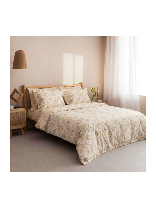 Vesta Home Σετ Παπλωματοθήκη Βαμβακοσατέν Μονή ...