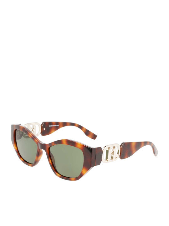 Karl Lagerfeld Women's Sunglasses with Brown Ta...