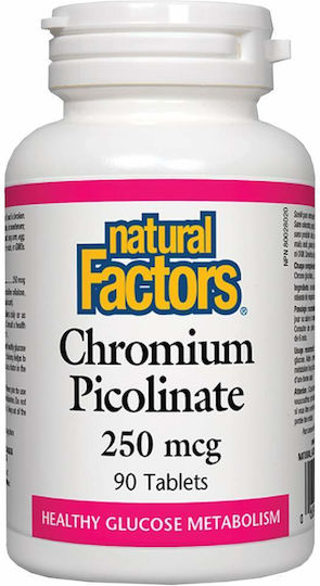Natural Factors Chromium Picolinate 90 ταμπλέτες