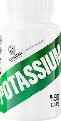 Swedish Supplements Potassium Citrate 166mg 90 Mützen