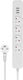 Savio Power Strip with Surge Protection 4 Positions with 3 USB-A, Switch and Cable 1.5m