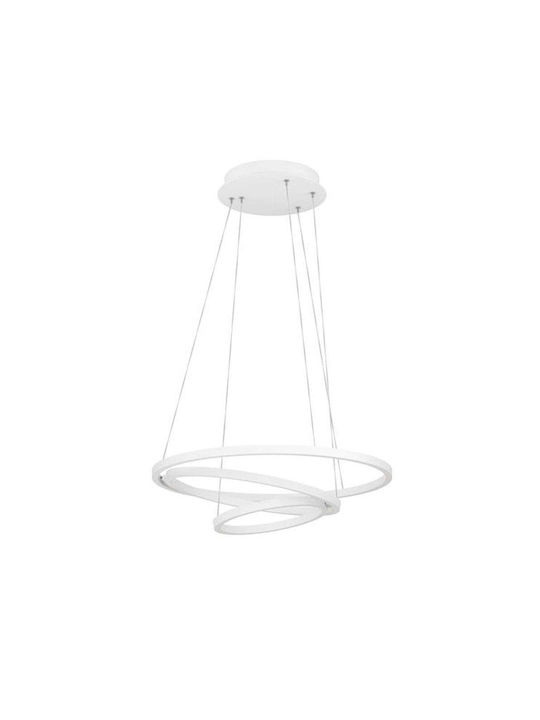 Eglo Lobinero-Z Μοντέρνο Κρεμαστό Φωτιστικό με Ενσωματωμένο LED σε Λευκό Χρώμα