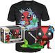 Funko Pop! Tees Marvel: Mermaid Deadpool (Mediu) 321 Ediție Specială