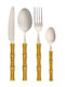 Set de Tacâmuri Inoxidabil Bej 24buc