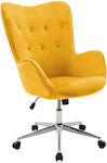 Καρέκλα Διευθυντική με Μπράτσα Kido Κίτρινη Pakketo