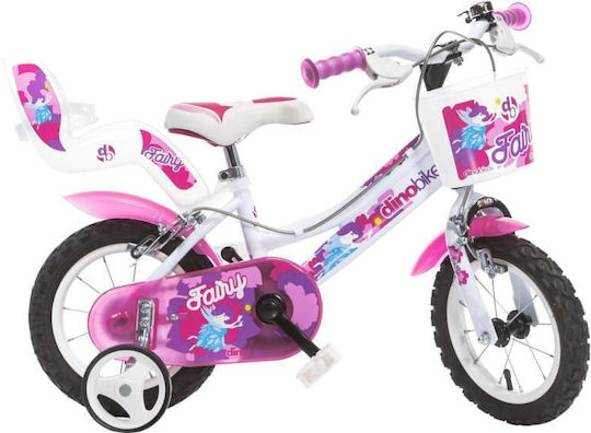 Dino Bikes Fairy 12" Παιδικό Ποδήλατo BMX Ροζ