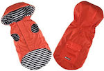 Pet Interest Stripe Lining Red Waterproof Dog C...