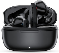 Monster N-Lite In-ear Bluetooth Handsfree Ακουστικά με Θήκη Φόρτισης Μαύρα