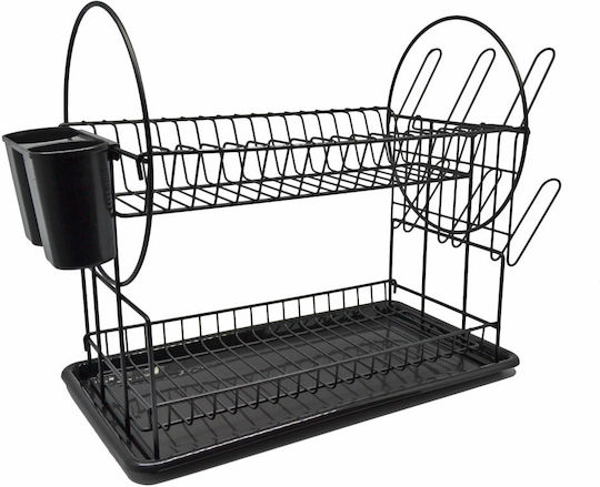 Ankor Metallisches Schwarz Spülbeckenablauf 50x24x34cm