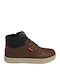 Portland Kids Boots with Laces Tabac Brown