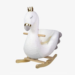 Tryco Schaukelspielzeug Schwan für 12++ Monate mit Geräuschen für ein Gewicht bis zu 30kg Weiß