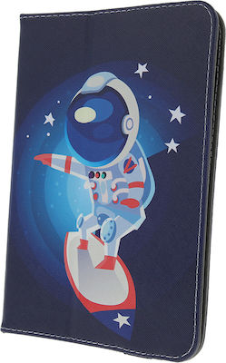 Cosmonaut Flip Cover Piele artificială Albastru marin (Universal 10" - Universal 10")