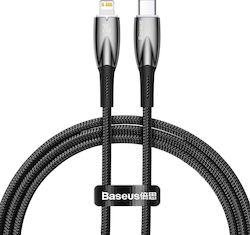 Baseus Glimmer Geflochten USB-C zu Lightning Kabel 20W Schwarz 1m (CADH000001)