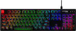 HyperX Alloy Origins PBT Gaming Μηχανικό Πληκτρολόγιο με HyperX Aqua διακόπτες και RGB φωτισμό (Αγγλικό US)