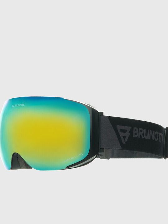 Brunotti Timber Masca de schi și snowboard Pentru adulți Negru cu Lentilă în culoarea Negru Brunotti Timber Masca de schi și snowboard Pentru adulți Negru cu Lentilă în culoarea Negru