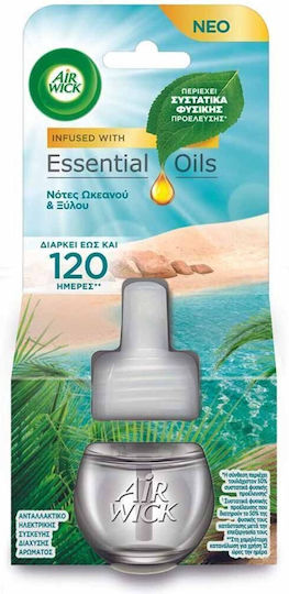 Airwick Ανταλλακτικό για Συσκευές Πρίζας Essential Oils με Άρωμα Νότες Ωκεανού & Ξύλου 989435 19ml