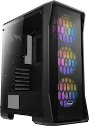 Antec NX360 Gaming Midi Tower Computer Case with Window Panel Black