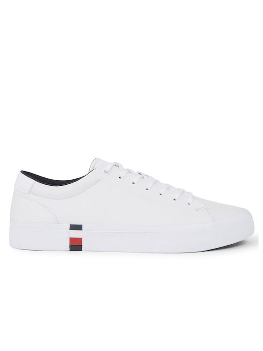Tommy Hilfiger Modern Vulk Corporate Ανδρικά Sneakers Λευκά