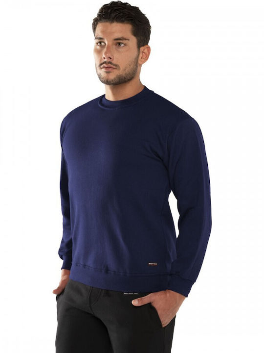 Bodymove Herren Sweatshirt Marineblau