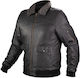 Nordcode Spitfire Winter Herren Motorradjacke Leder Wasserdicht Schwarz