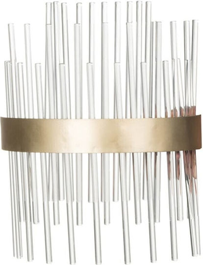 Artekko Modern Lamp Wall Transparent 30x17.5x38cm