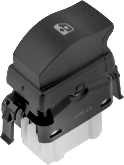 NTY Car Window Switch for Renault Clio II 6pin Black