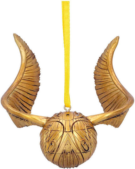 Harry Potter Golden Snitch Weihnachtsbaumschmuck Kunststoff Gold 10.5cm