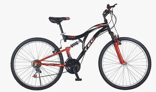 Belderia Tec NR1 24" Bicicletă pentru copii Biciclete de munte 21 Viteze Negru