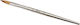Alezori Lavish Oval Kolinsky Acrylic Brush No 10