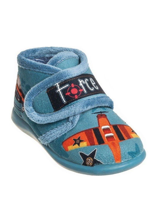 Adam's Shoes Kids Slipper Ankle Boot Blue -38