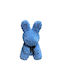 Bunny from Artificial Roses Blue 40cm 1pcs