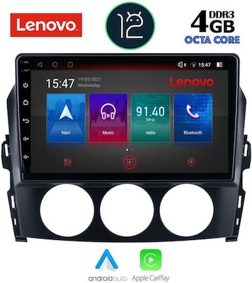 Lenovo Sistem Audio Auto pentru Mazda MX-5 MX5 2005-2015 (Bluetooth/USB/AUX/WiFi/GPS/Partitură) cu Ecran Tactil 9"