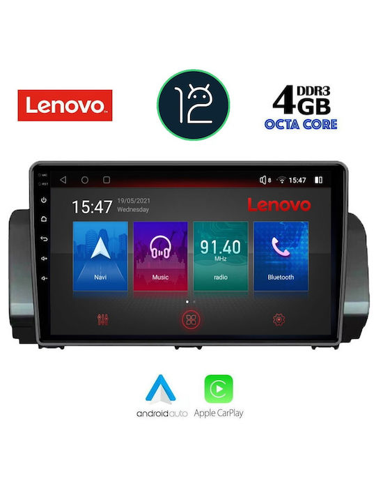 Lenovo Sistem Audio Auto pentru Renault Magazin online Logan Dacia Magazin online Logan / Magazin online Sandero 2020+ (Bluetooth/USB/AUX/WiFi/GPS/Partitură) cu Ecran Tactil 9"