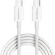 Technovo USB 2.0 Cable USB-C male - USB-C 18W White 1m