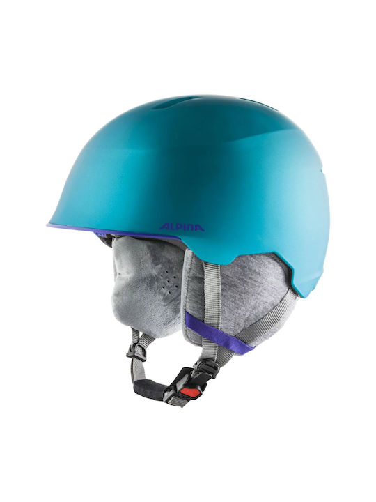 Alpina Maroi Junior Hi Eps Παιδικό Κράνος για Σκι & Snowboard σε Τιρκουάζ Χρώμα