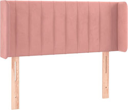vidaXL Fabric Pink Bed Headboard 103x88cm